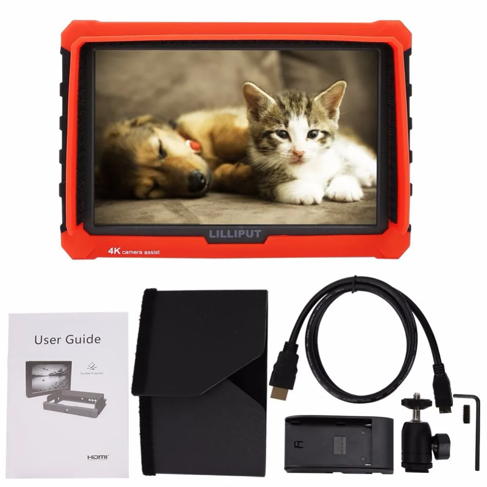 LILLIPUT A7S 7 дюймов ips экран 1920*1200 4K Full HD монитор камеры монитор 170 градусов широкий угол для DSLR камеры s