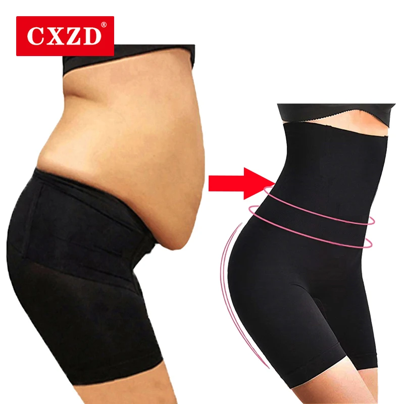 CXZD Shapewear for Women Tummy Control Shorts High Waist Panty Mid Thigh Body Shaper Bodysuit Shaping Lady