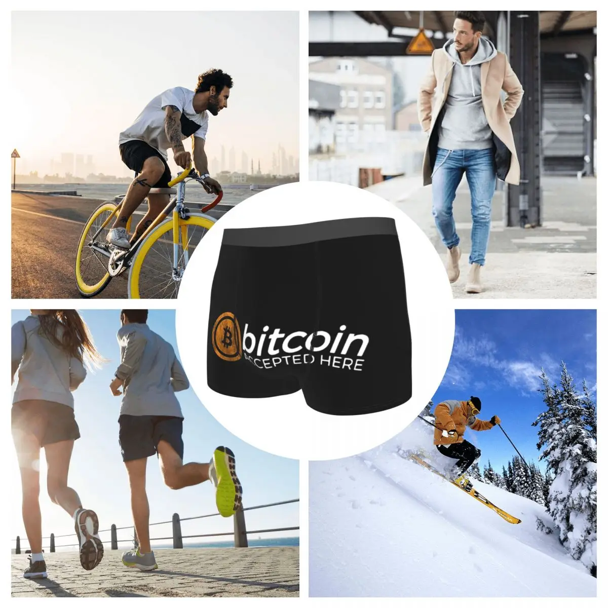 Мужские трусы доступные здесь мужские брифы для мужчин Биткоин Dogecoin большой