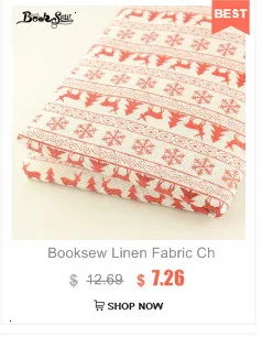 Домашний текстиль booksew хлопок льняная ткань синий узор дизайн швейный материал скатерть подушка сумка занавеска подушка Zakka CM