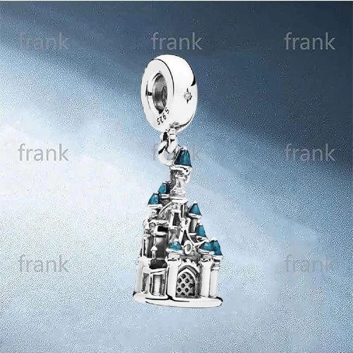 

Silver Charm Personality Blue Princess Castle Commemorative Mini Sterling Silver 925 Pendant 797151EN164