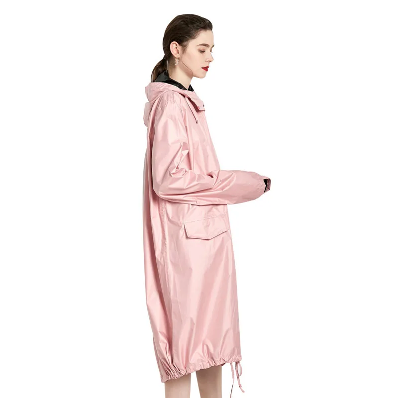 Женский длинный дождевик легкий пончо для туризма Портативный непромокаемый