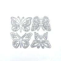 1set four butterfly cutting knife home embossing die cuts parent offspring crafts diy scrapbooking album paper cards decorative