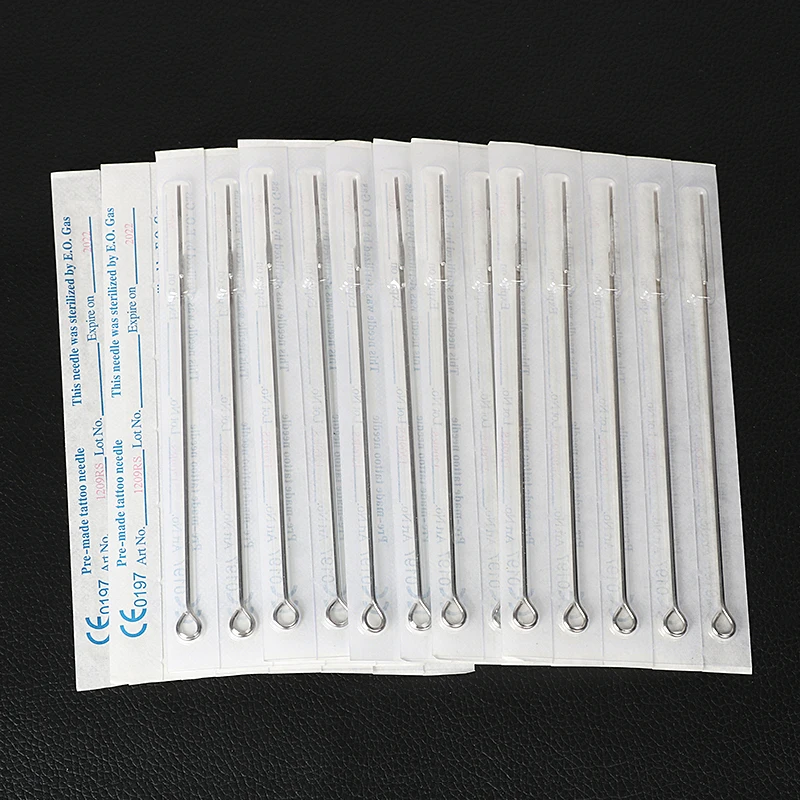 50 шт./кор. одноразовая Стерильная игла для круглых линий/шейдеров иглы татуировки