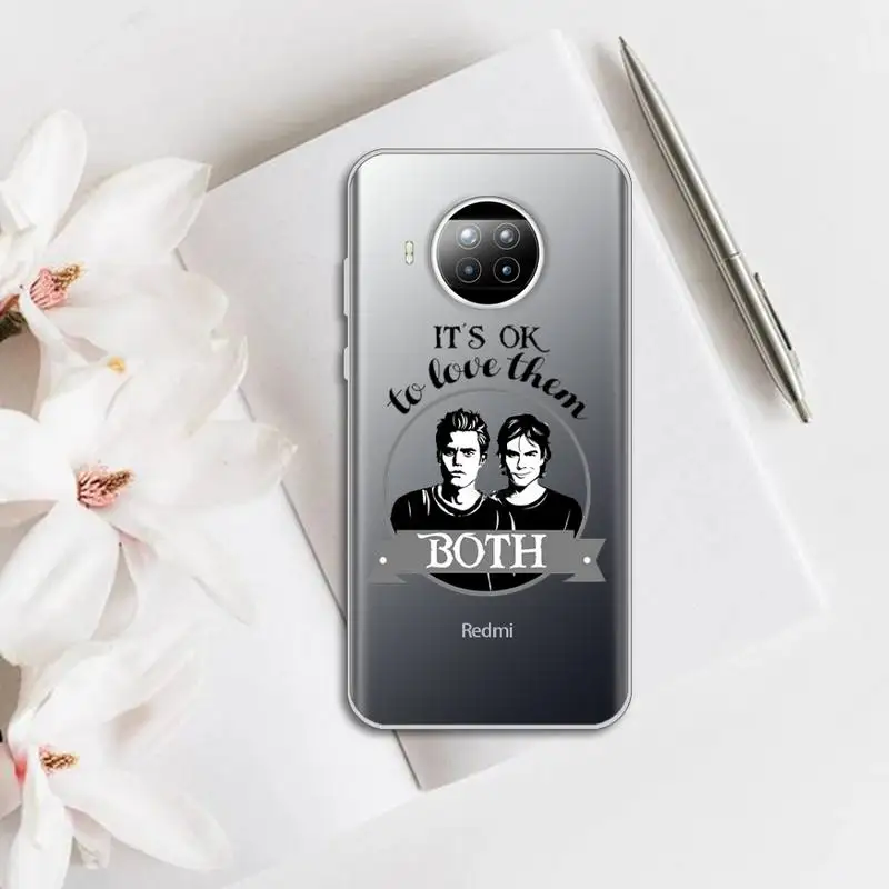 

The Vampire Diaries Phone Case Transparent for Xiaomi mi Redmi note 10 t 8 9 pro lite 11 Samsung S 8 9 10 20