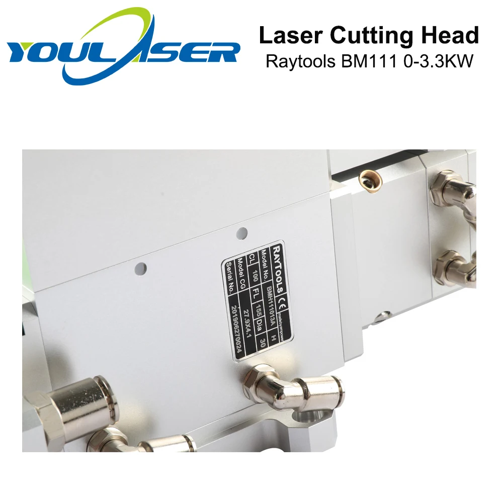 Волоконно Лазерная режущая головка Raytools BM111 0 3300 Вт с автофокусировкой для резки