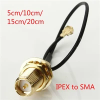 5pcs ipex to rp sma k sma connector u fl ipx ipex rf jumper cable rp sma to ipx rf 1 13 extension pigtail connector for ap wi fi
