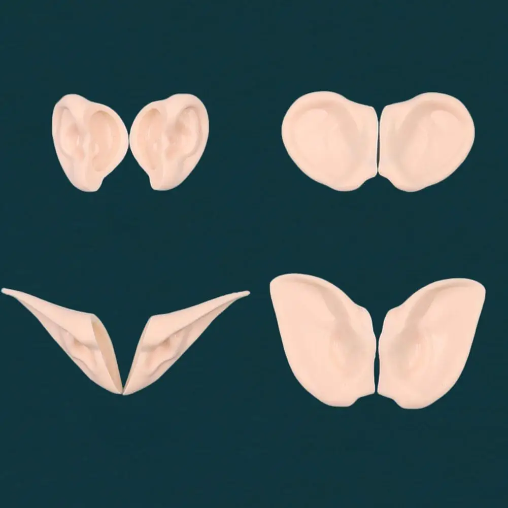 1 пара Ангел с рисунком эльфов и уши эльфа для кукольная поддельная уха реквизит