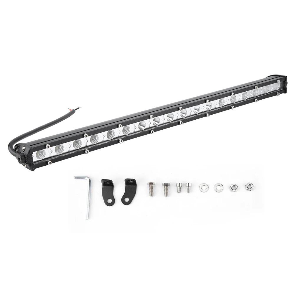

Slim 20in 54W LED Single Row Driving Spotlight Floodlight Bar LED Work Light DC 9-30V LED Work Lamp LED Work Lamp LED Work Lamp