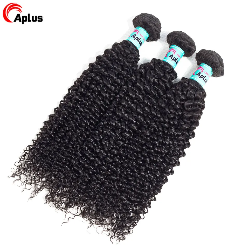 Кудрявый вьющиеся пряди с фронтальной 13x4 ухо кружева перуанские Волосы Remy