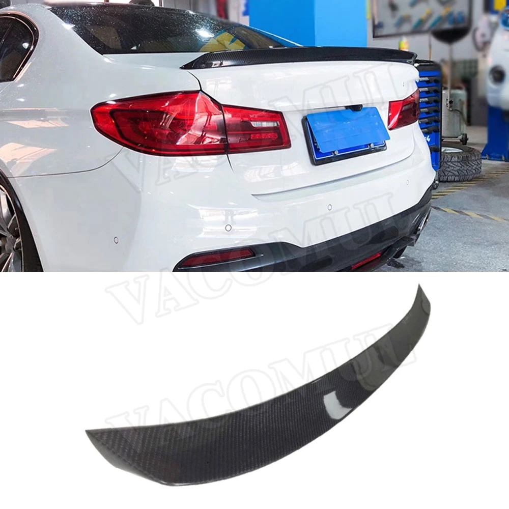 Сухой задний спойлер из углеродного волокна крылья багажника для BMW 5 серии G30 F90 M5