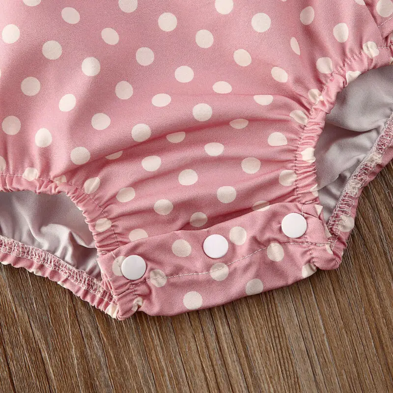 2 шт. детский летний комбинезон в горошек без рукавов | Детская одежда и обувь