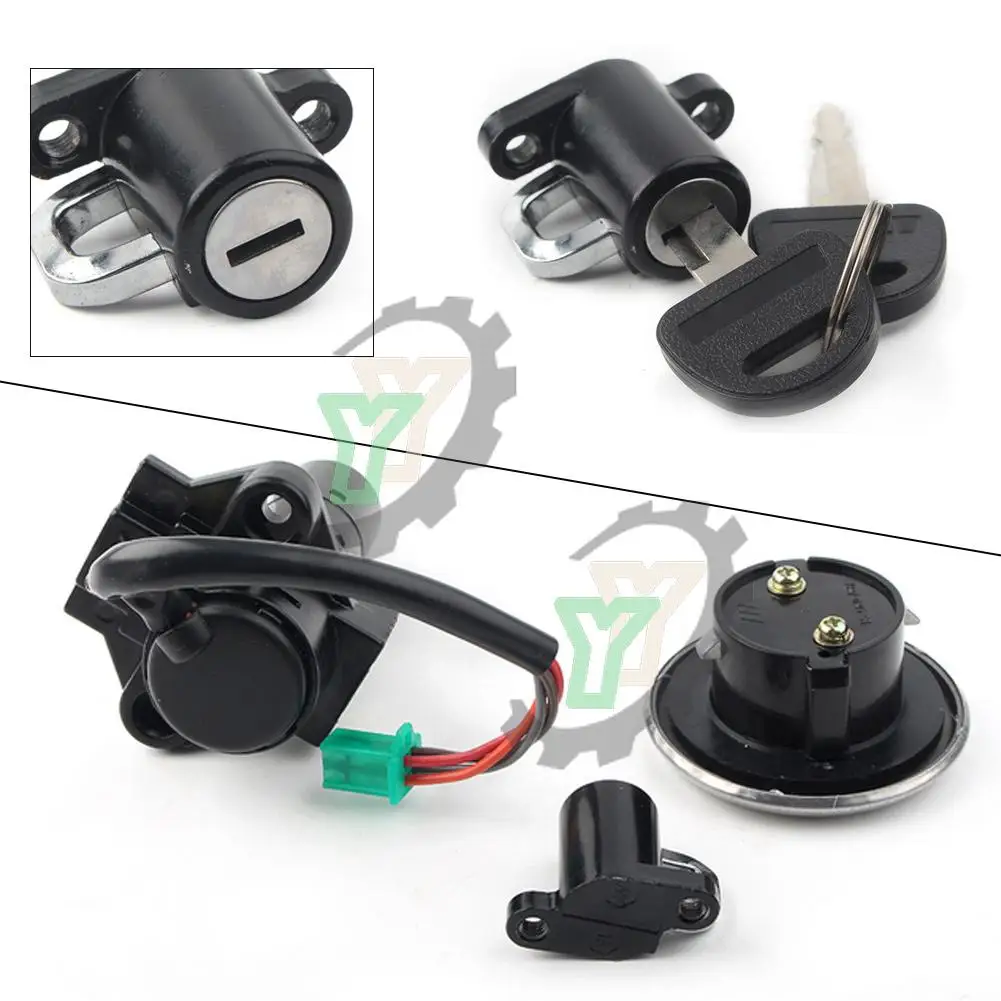 

Motorcycle Gas Fuel Tank Cap Seat Ignition Switch Start Lock Contact Key Set For Suzuki GS1100 GS750 GS1980 1980 GN250 1982-1988