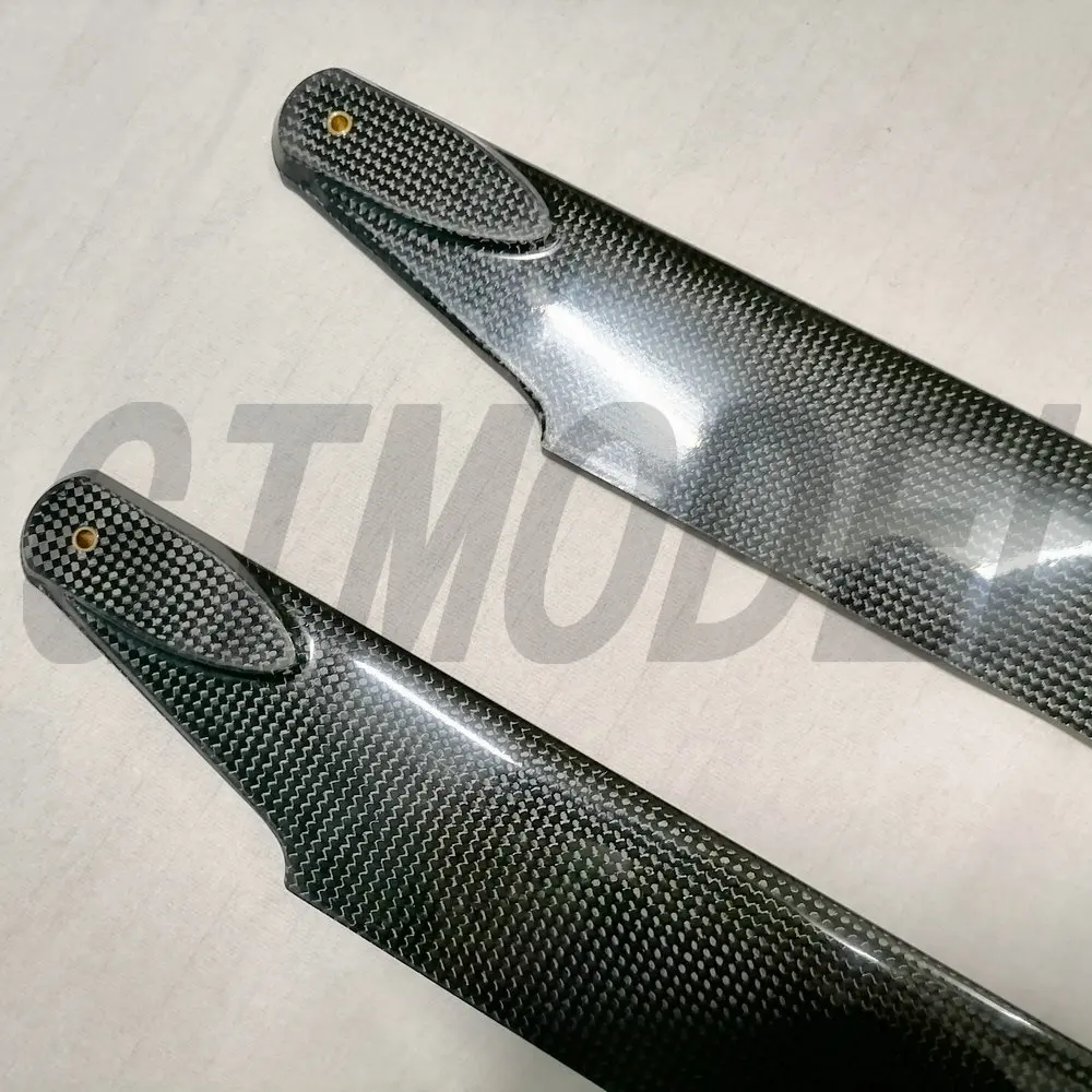 1 Pair Thunder Tiger 710mm  Carbon Fiber Main Rotor Blade  For T-rex 700 Gaui KDS Agile Alzrc SAB XLPower700 RC Helicopter enlarge