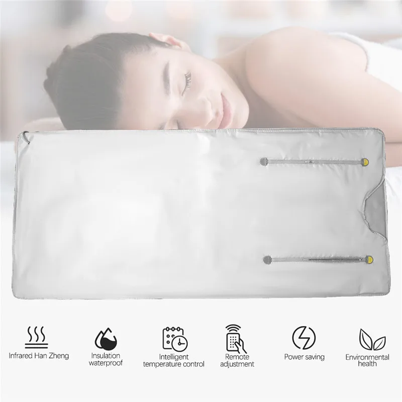 Manta de Sauna Oxford de infrarrojos lejanos (FIR), moldeador corporal para p&eacute;rdida de peso, terapia de desintoxicaci&oacute;n profesional, m&aacute;quina de belleza antiedad-4