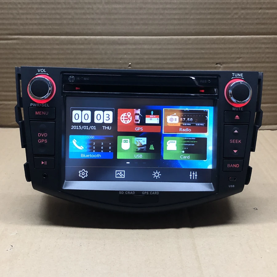 BYNCG 8 inch 2 Din Car DVD Player FOR TOYOTA RAV4 2006-2012 GPS Navigation in Dash PC Stereo TV gps Radio BT SD USB | Автомобили и