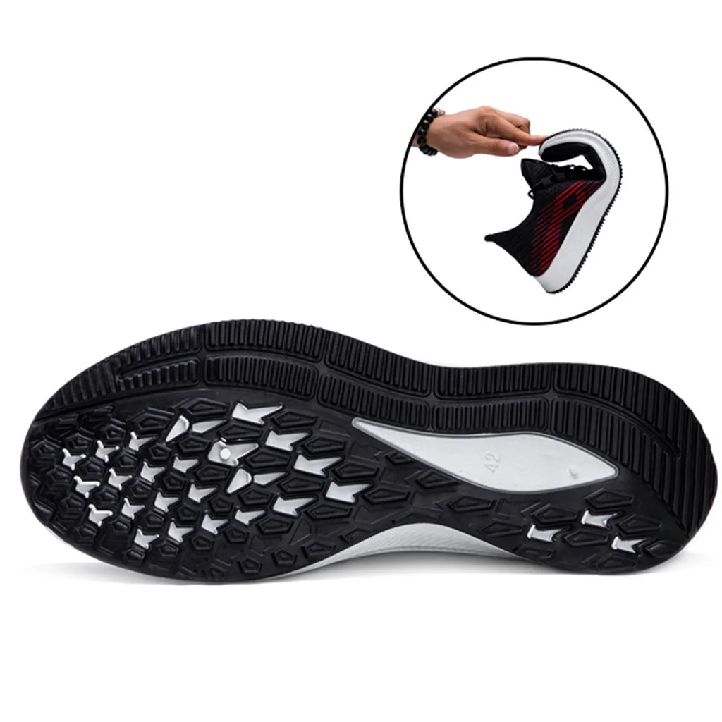 Мужские Модные Повседневные Дышащие Спортивные кроссовки на шнуровке для бега