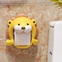 new creative cartoon animal model toilet punch free roll paper tube wall mounted paper towel rack home decor housewarming gifts