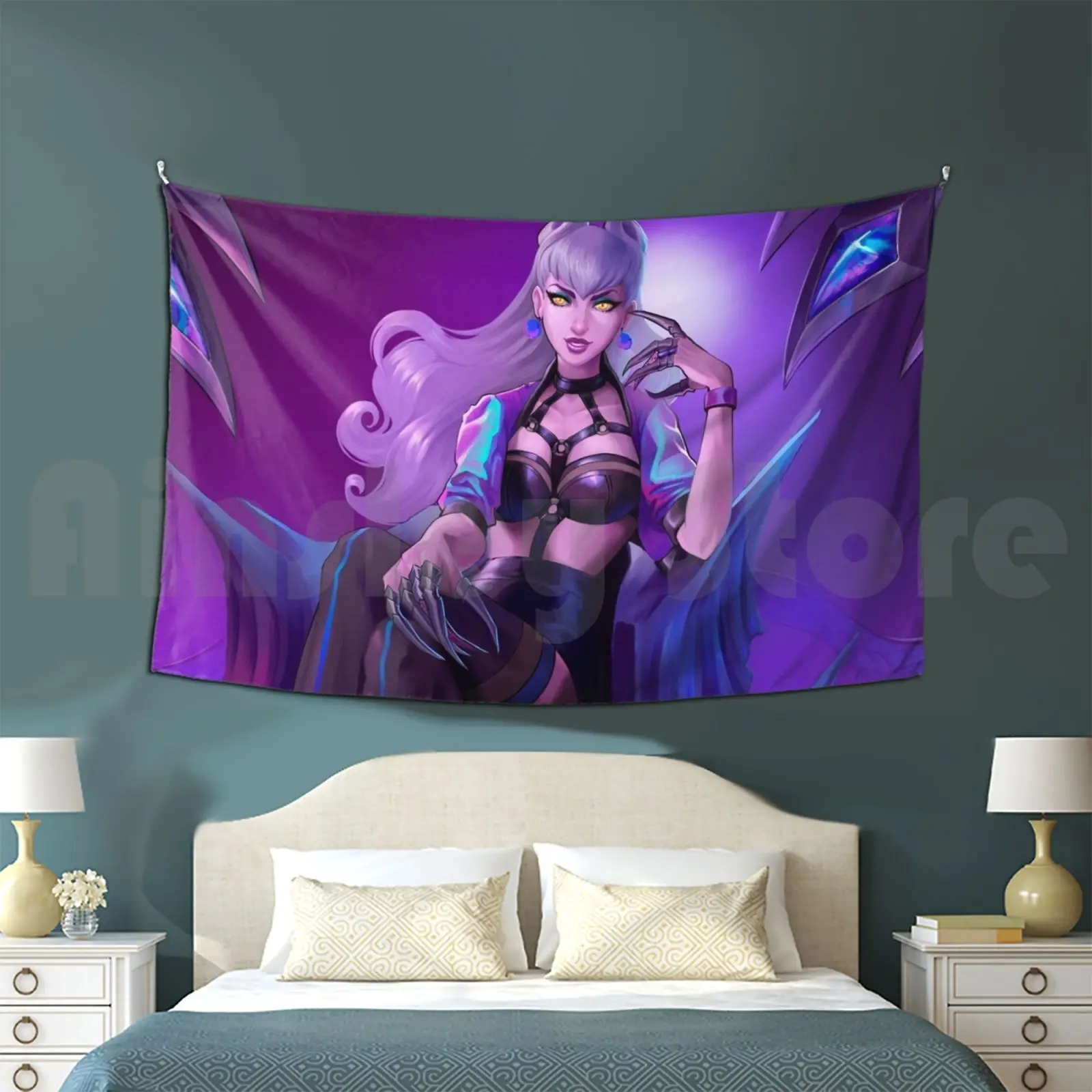 

Evelynn Kda гобелен для гостиной спальни Evelynn Kda Evelynnlol Evelynnkda
