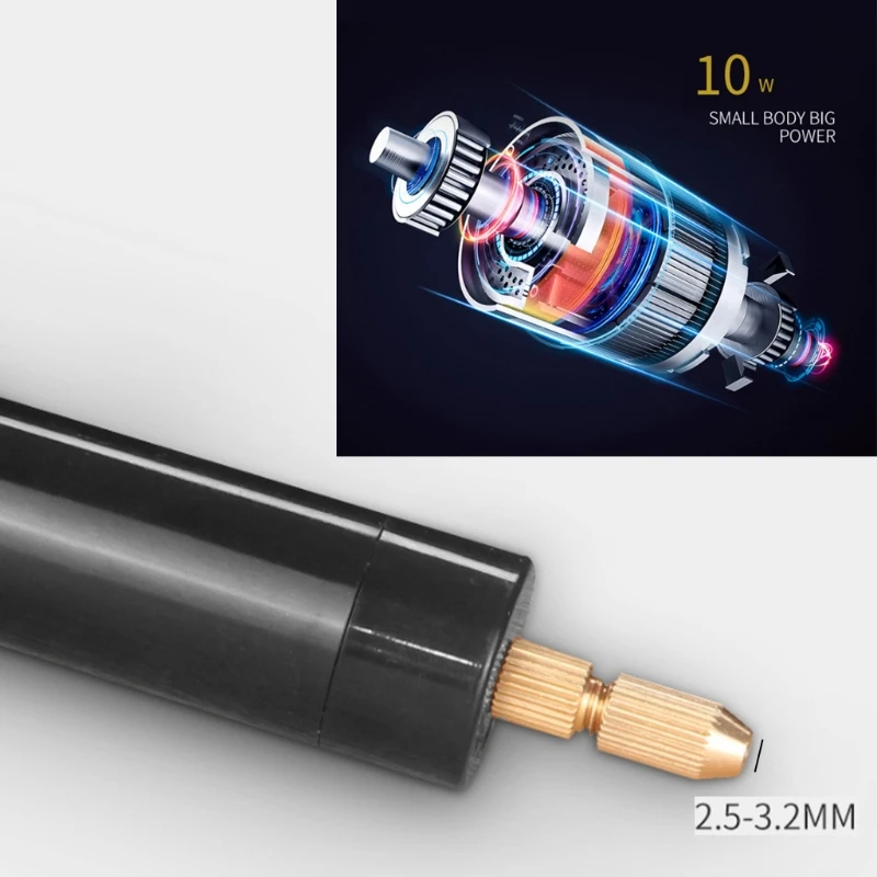 

Electric 5V Hand Drill Handheld Drill Bits Kit Epoxy Resin Jewelry Making Tools X7YC