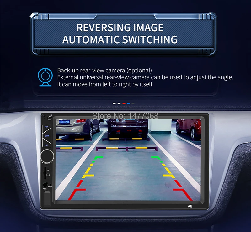 Автомагнитола 2 Din Mirror Link аудио видео MP5 плеер Bluetooth Handsfree A2DP USB TF Aux стерео система 7 дюймов головное устройство PHYEE A6