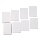 12 шт картонный набор ювелирных изделий коробки для ожерелья серьги и кольца коробки и упаковки, прямоугольник, белый, 9x6,5x2,8 cm F60