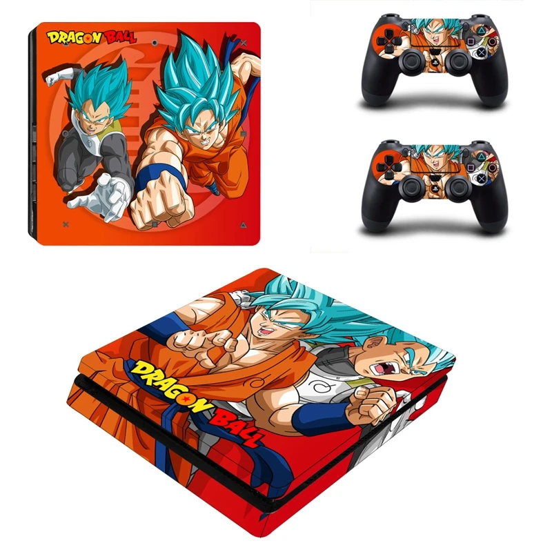 HOMEREALLY Ps4 тонкая кожа Dragon Ball сын Goku vegeta Классическая наклейка для sony Playstation 4 тонкая консоль и контроллер