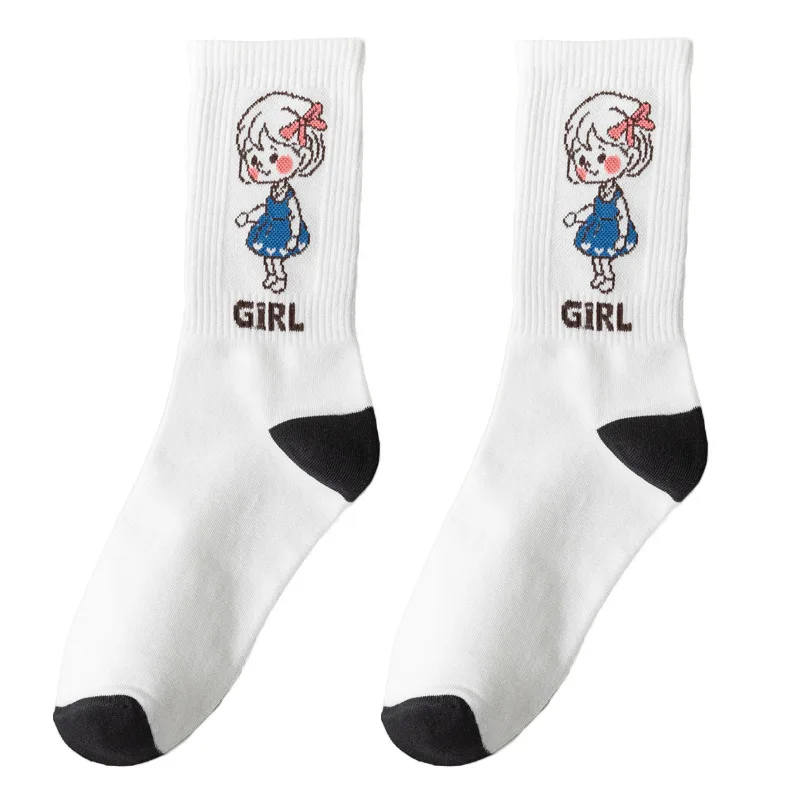 

Super Cute Japanese Printed Socks Women's Cotton Socks Socks Cute Calf Stockings Cartoon Socks Floral Socks Fashion Socks