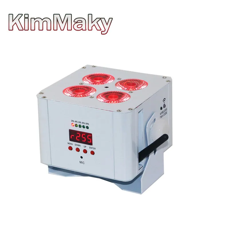 Maky сценический светильник 10 шт. светодиодный для зарядки с дистанционным