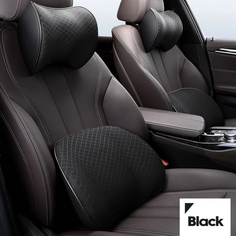 

2 упаковки, Автомобильная подушка с ремешком из пены с эффектом памяти