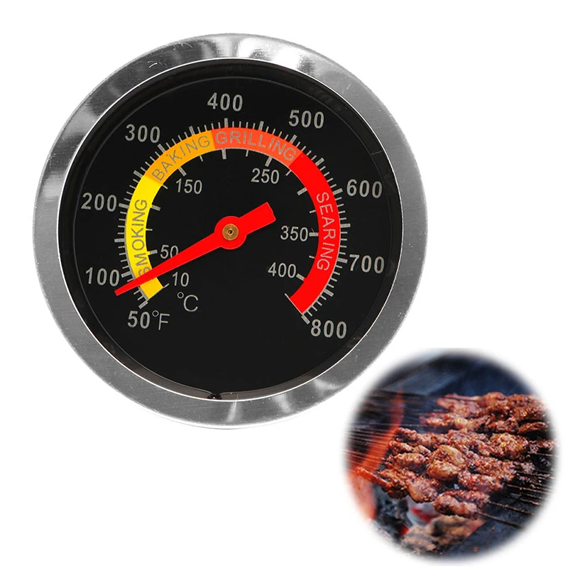 

BBQ Thermometer Stainless Steel Oven Cooker Thermometer Food Meat Probe Temperature Gauge
