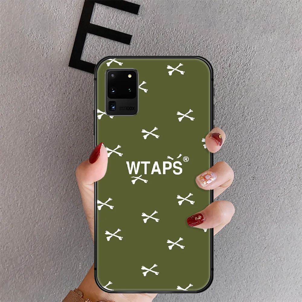 

WTAPS Phone Case Cover For Samsung Galaxy Note S 7 8 9 10 20 10E Plus Lite Uitra Black Luxury Coque