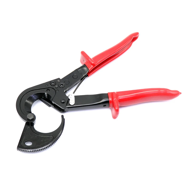 Сверхмощный резак с храповым механизмом для резки кабеля до 240 мм2 ручной