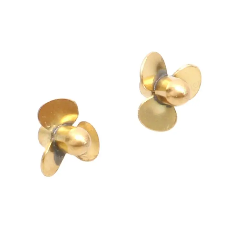 

Diameter 9mm Brass Propeller Aperture 1.5mm Shaft Paddle Positive Reverse Miniature Props Spare Parts for DIY RC Boat Model