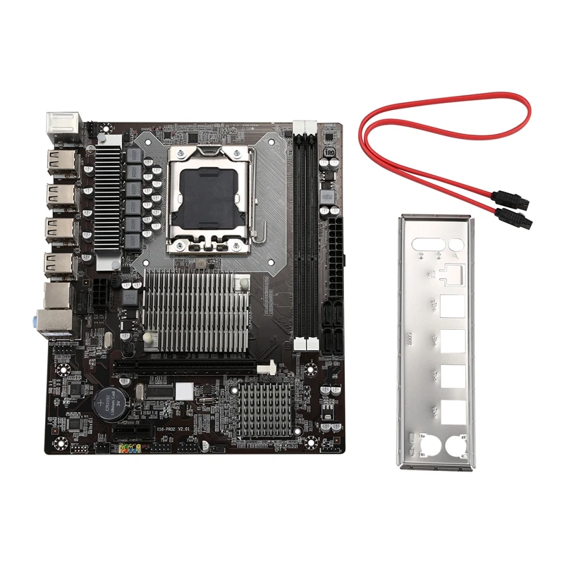 

Материнская плата X58 LGA1366 SATA2.0 USB2.0 DDR3 ECC/REG 32G, двухканальный ОЗУ, память для процессора серии Xeon