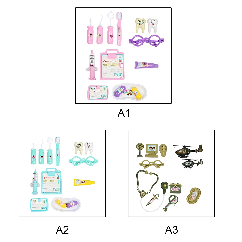 

Pretend Play Emulational Toy Kit Doctor Echometer Set with Sound Light Toys