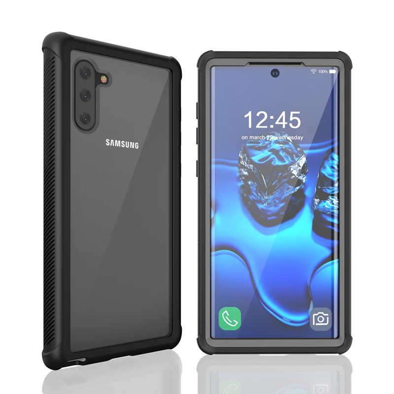 Бронированный чехол с полной защитой 360 для Samsung Galaxy Note 10 жесткий силиконовый из
