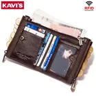 Новинка 2021, мужские кошельки, Стильная мода, натуральная кожа, высокое качество, держатель для карт, классический мужской кошелек на молнии, брендовый кошелек для мужчин