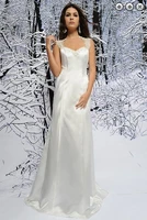 free shipping maxi dress dinner 2016 new fashion white long dress sweetheart plus size stain bridesmaid dresses bridal gown