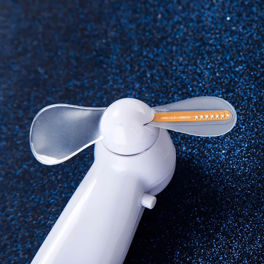 Портативный мини светодиодный светильник вентилятор с надписью love белый подарок