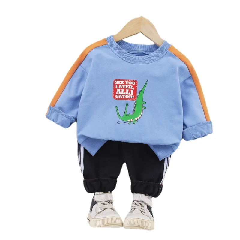 

New Spring Autumn Baby Clothes Suit Children Boys Girls Cotton T-Shirt Pants 2Pcs/Sets Toddler Active Clothing Kids Tracksuits