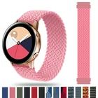 Ремешок соло 20 мм 22 мм, плетеный браслет для Samsung Galaxy watch 3 46 мм 42 мм active 2 44 мм Gear S3, Huawei watch GT 2 Pro