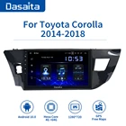Dasaita Автомобильный мультимедийный Android 10,0 для Toyota Corolla 2014 2015 2016 Carplay сенсорный экран GPS навигация радио