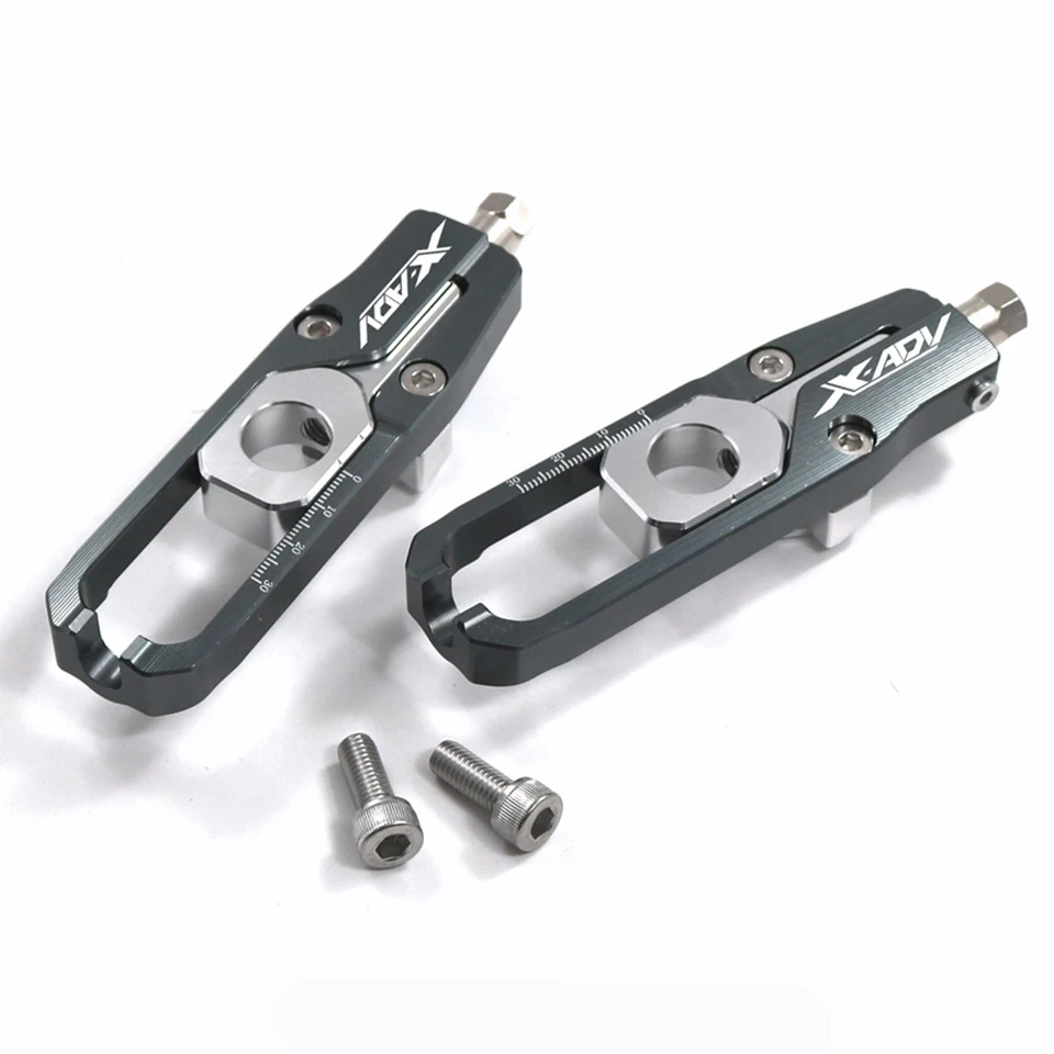 For Honda x adv 750 xadv x-adv 2017- 2018 Chain Adjusters Tensioners CNC Aluminum honda motorcycle chain adjuster | Автомобили и
