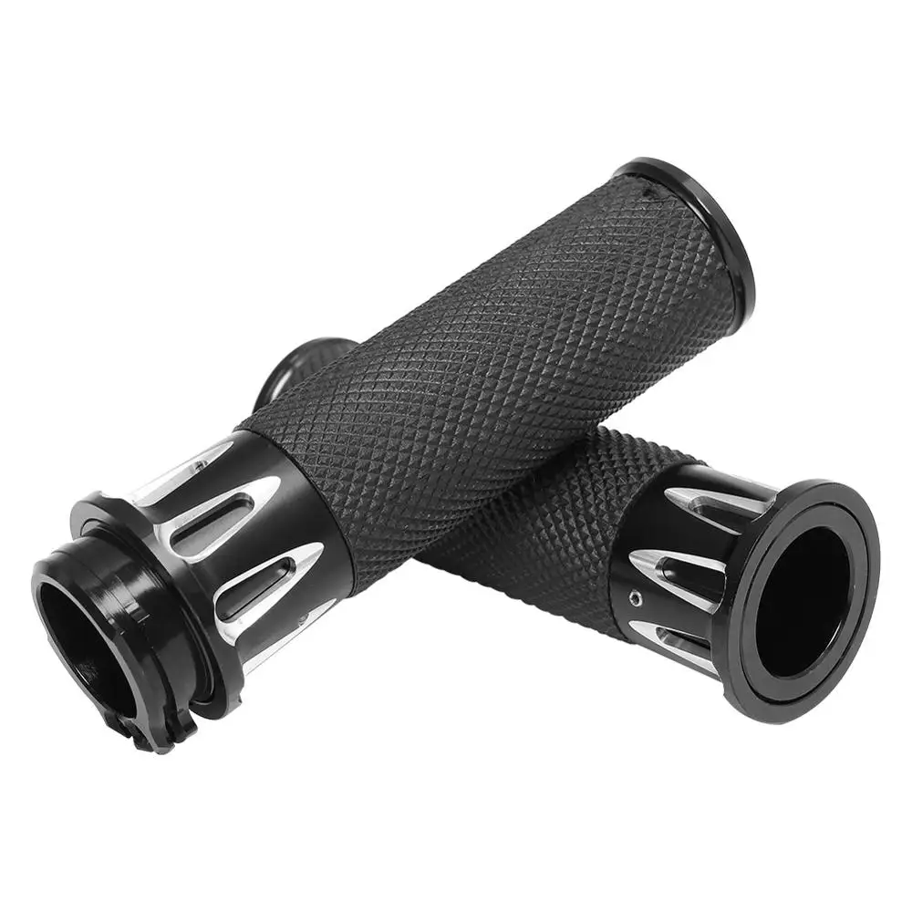 1 &quot25 мм мотоциклетный Ретро Черный Руль Кафе Гонщик мотокросса алюминиевый ЧПУ