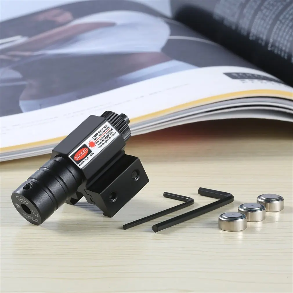 

Practical Tactical Hunting Red Dot Sight Laser Light Beam Sight Scope Mount Fast Aiming Shooting At Stationary Moving Objects NE