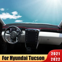 for hyundai tucson hybrid 2021 2022 nx4 car dashboard cover avoid light mats sun shade carpets anti uv case interior accessories