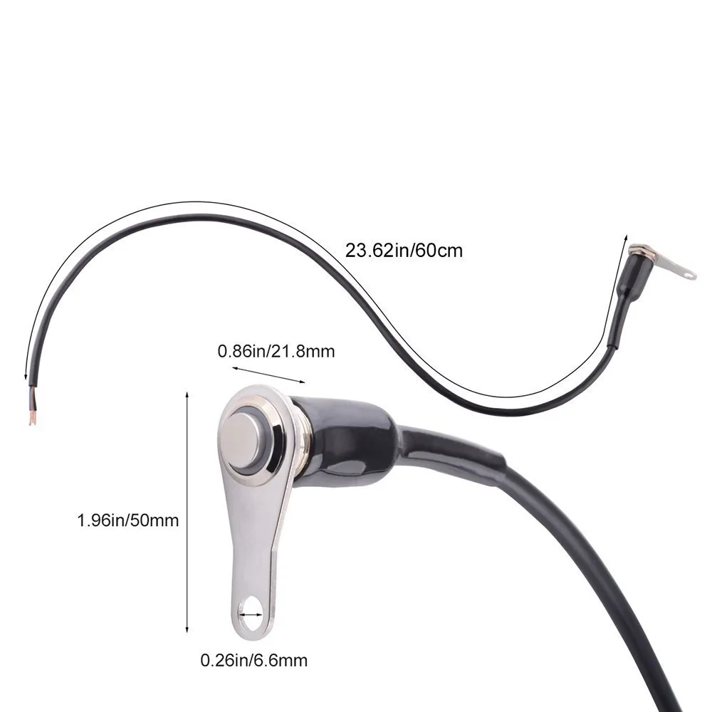 SPELAB DC 12V светодиодный фонарь для мотоцикла переключатель на руль регулируемый водонепроницаемый кнопка переключения водонепроницаемый из нержавеющей стали