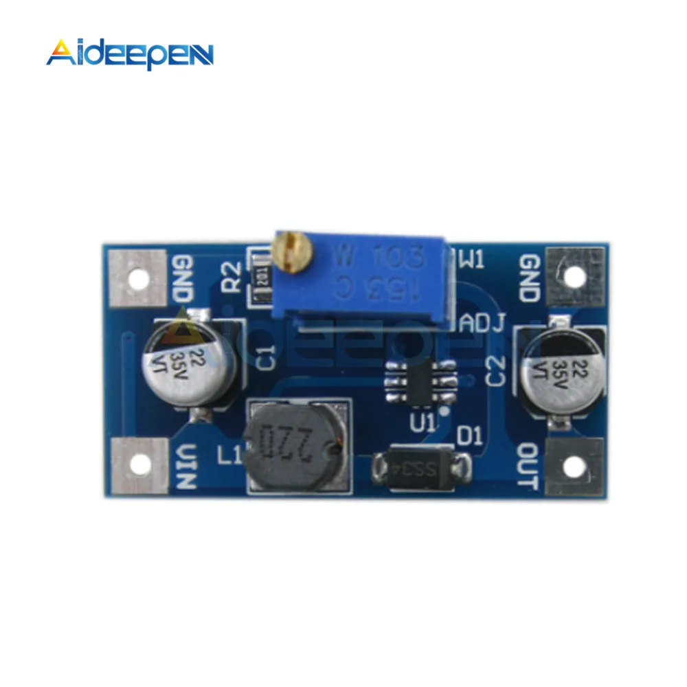 SX1308 2A DC-DC повышающий преобразователь напряжения питания постоянного тока 2 в-24 в