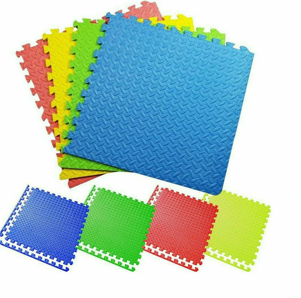 

8Pc Eva Foam Soft Floor YOGA Exercise Tiles Interlocking Play Kid's Mat 60x60cm